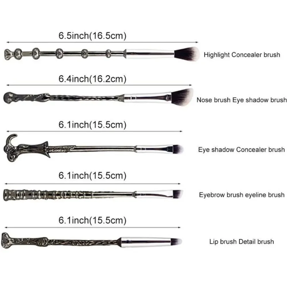 Storybook Cosmetics 5-Piece Wand Makeup Brush Set